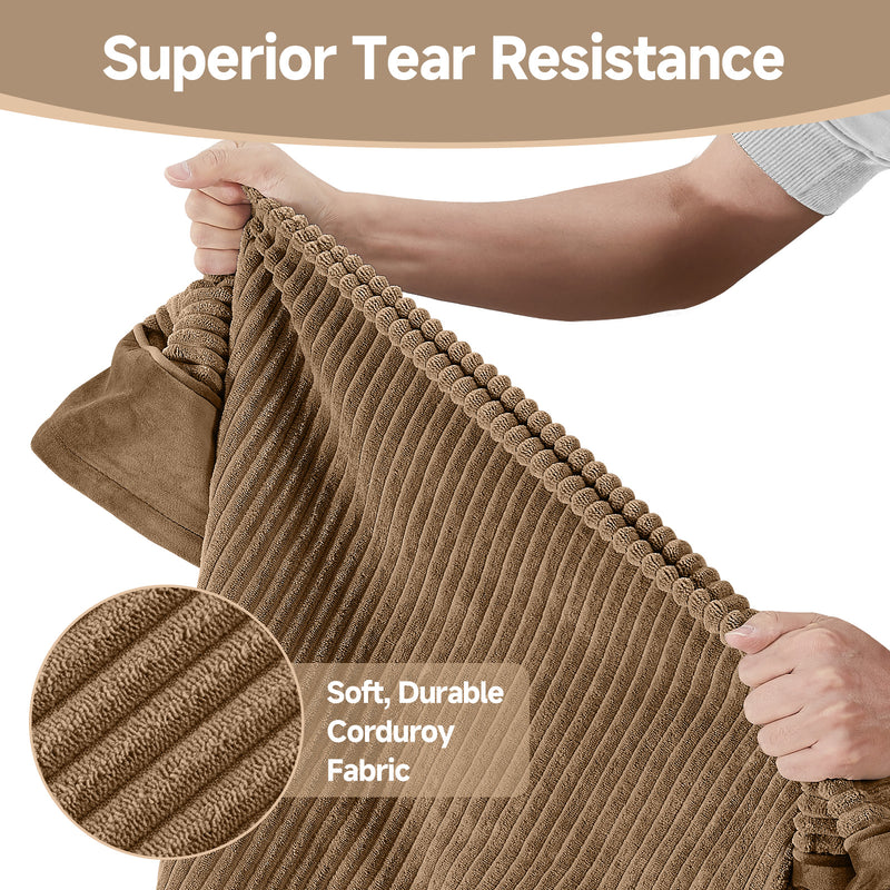 OhGeni | Orthopedic Waterproof & Machine Washable Dog Bed | 47 Inches | Coffee-zoom-