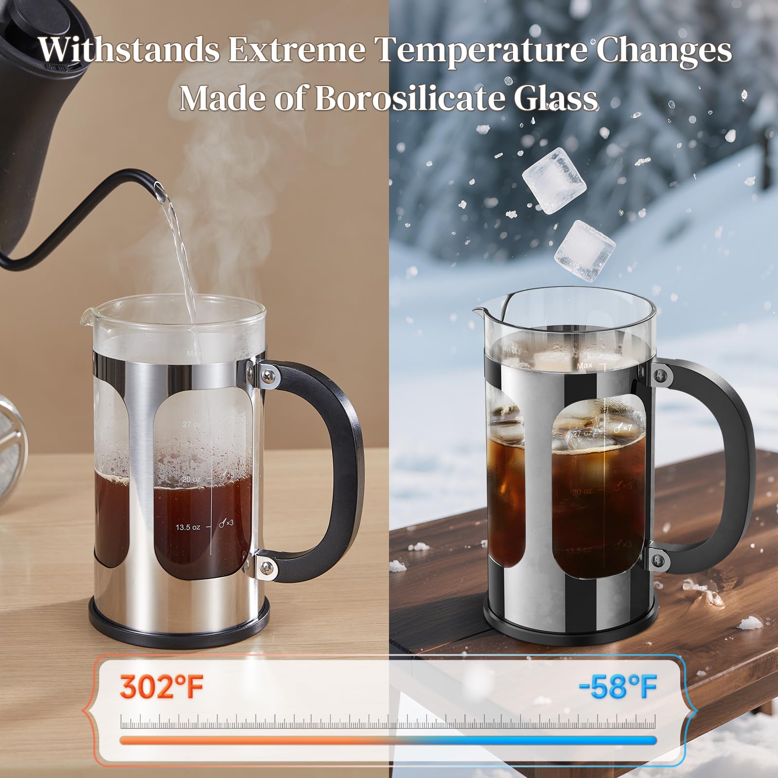 Veken French Press Coffee Maker-zoom-38