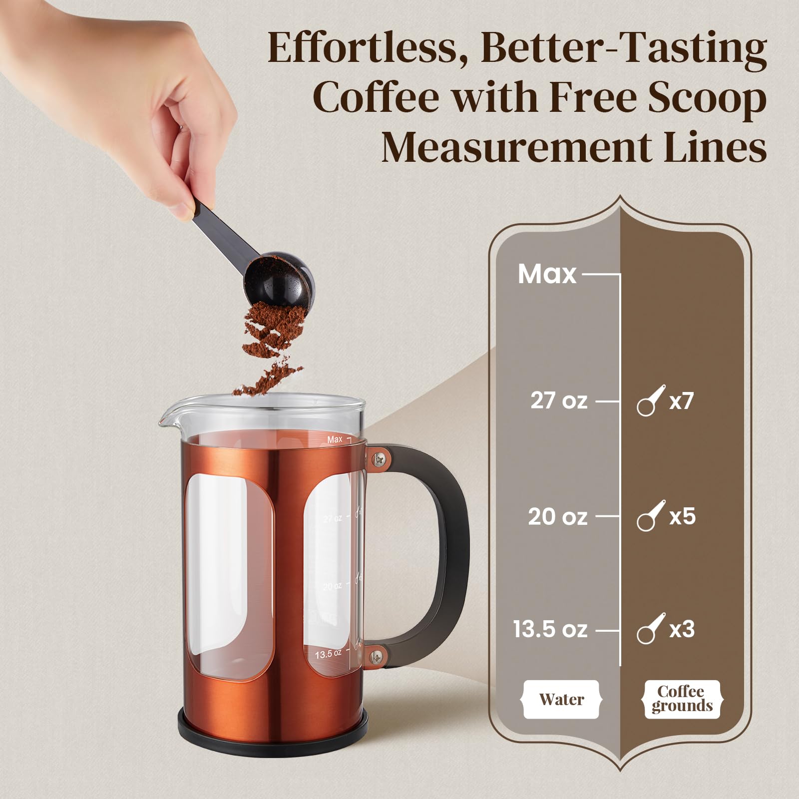 Veken French Press Coffee Maker-zoom-25