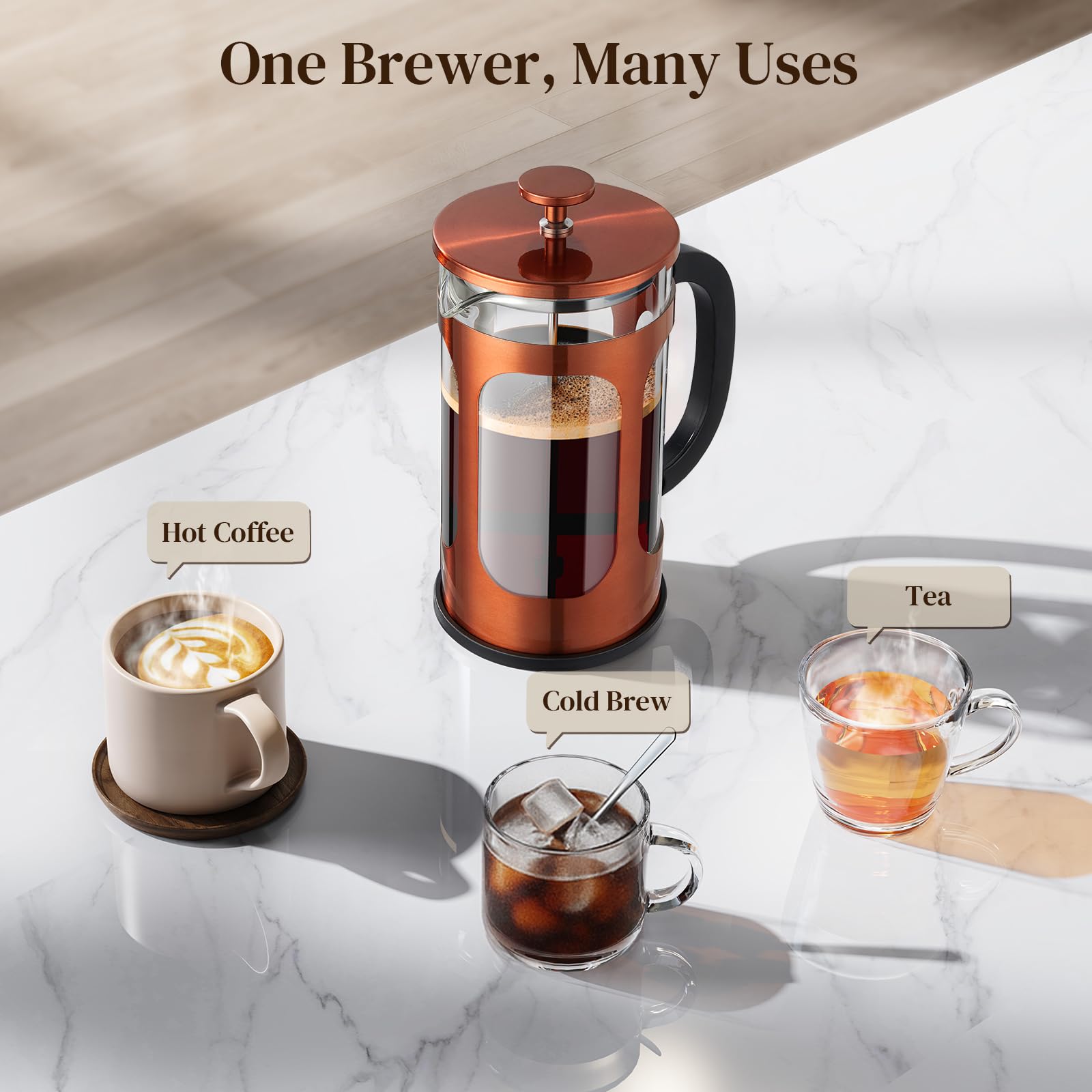 Veken French Press Coffee Maker-zoom-26