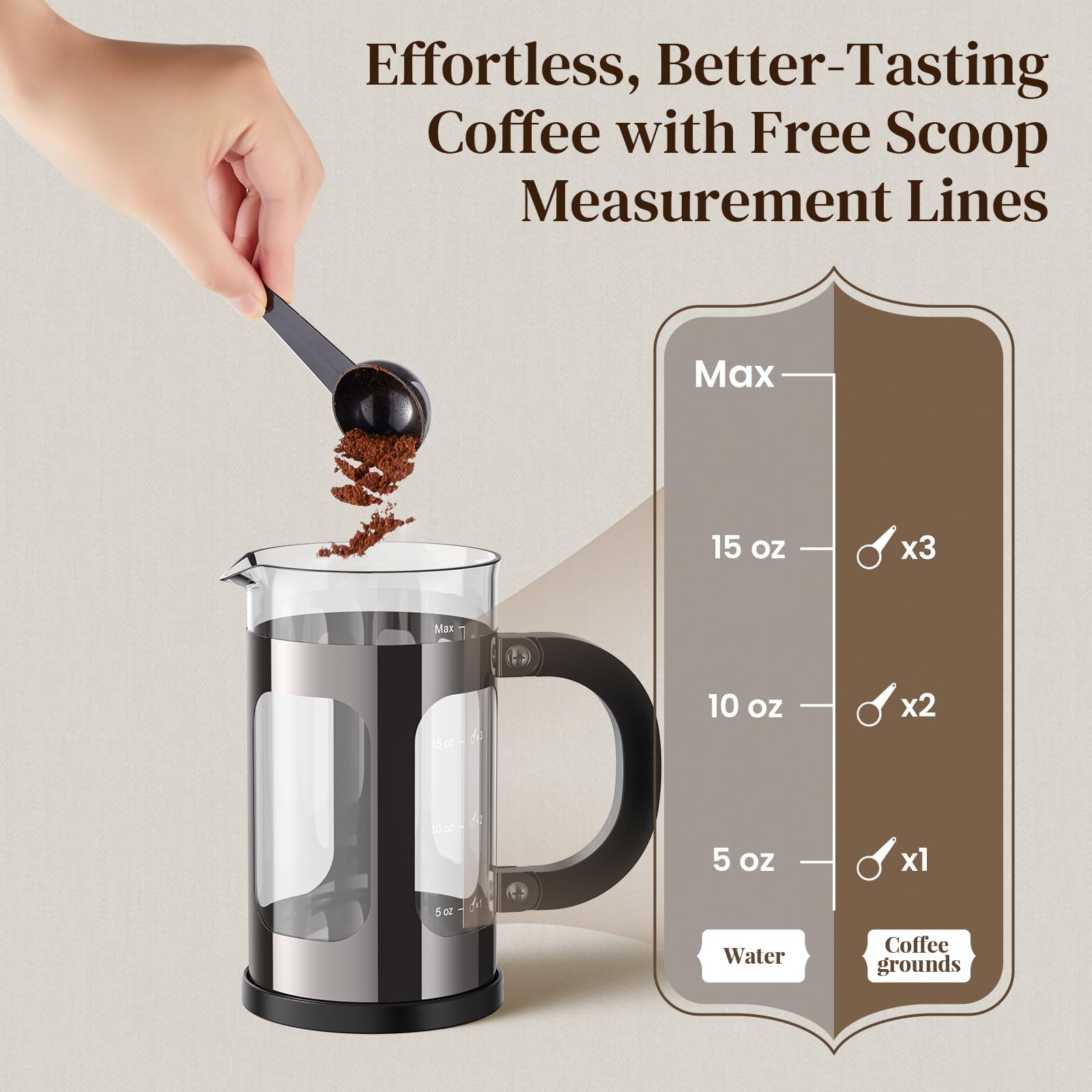 Veken French Press Coffee Maker-zoom-32