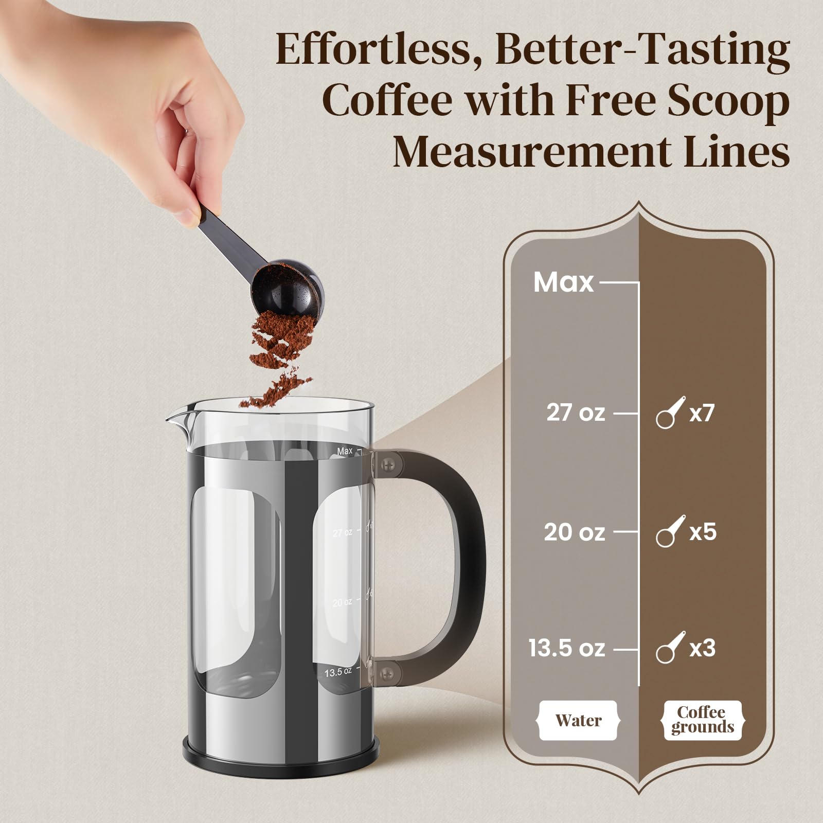 Veken French Press Coffee Maker-zoom-41
