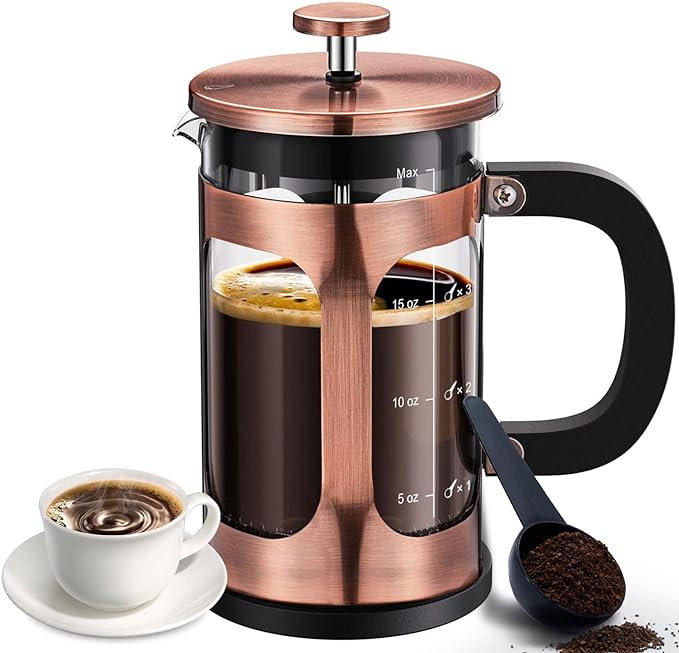 French Press 21 Oz Copper Bayka Aborderproducts french-press-21-oz-copper-bayka-aborderproducts
