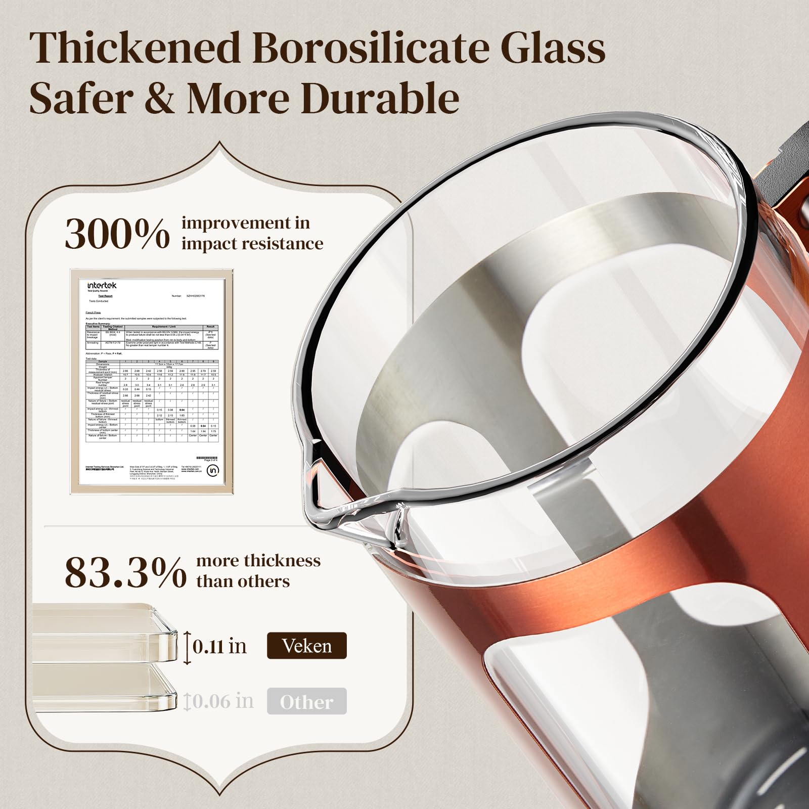 Veken French Press Coffee Maker-zoom-21