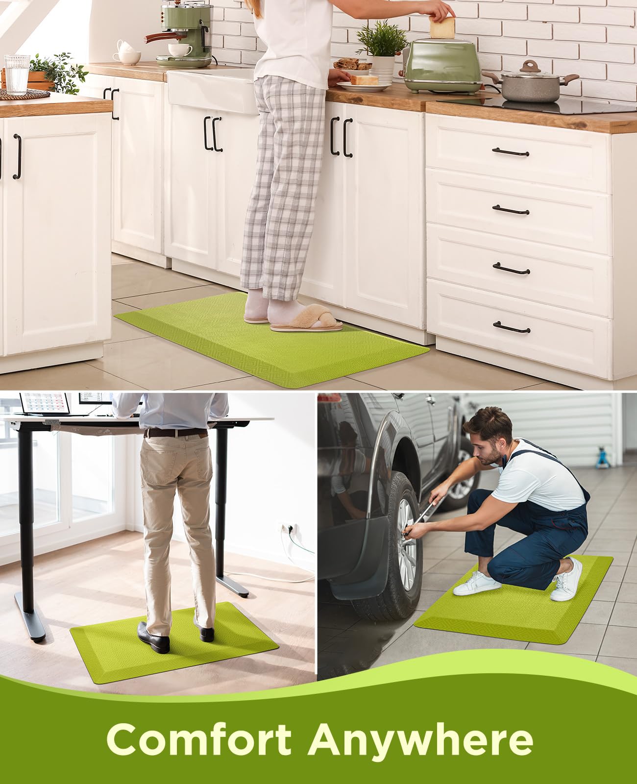 Thickened Anti-Fatigue Mat Black-zoom-45