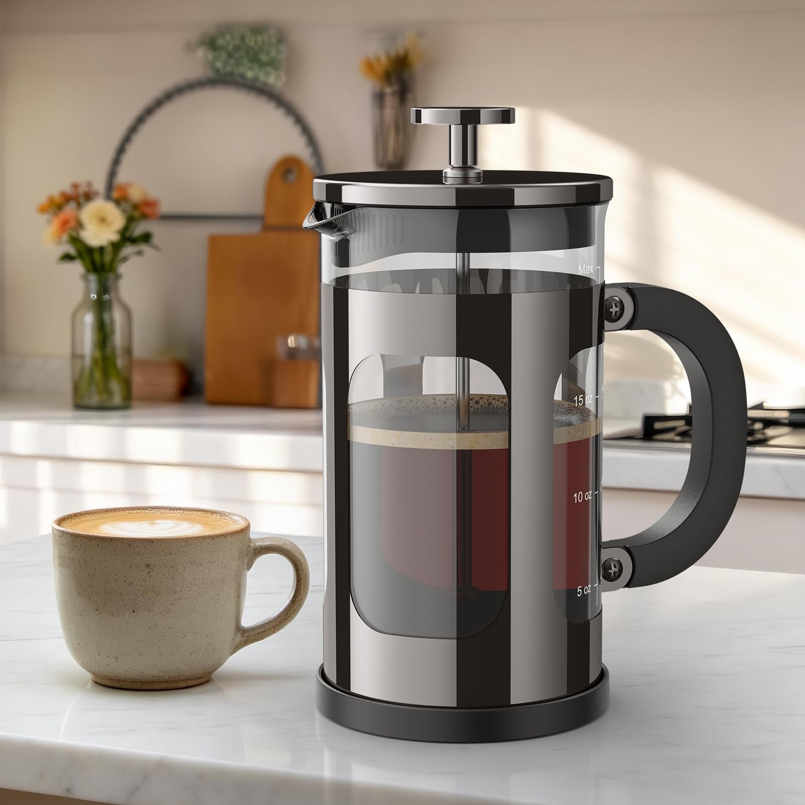 Veken French Press Coffee Maker-zoom-27
