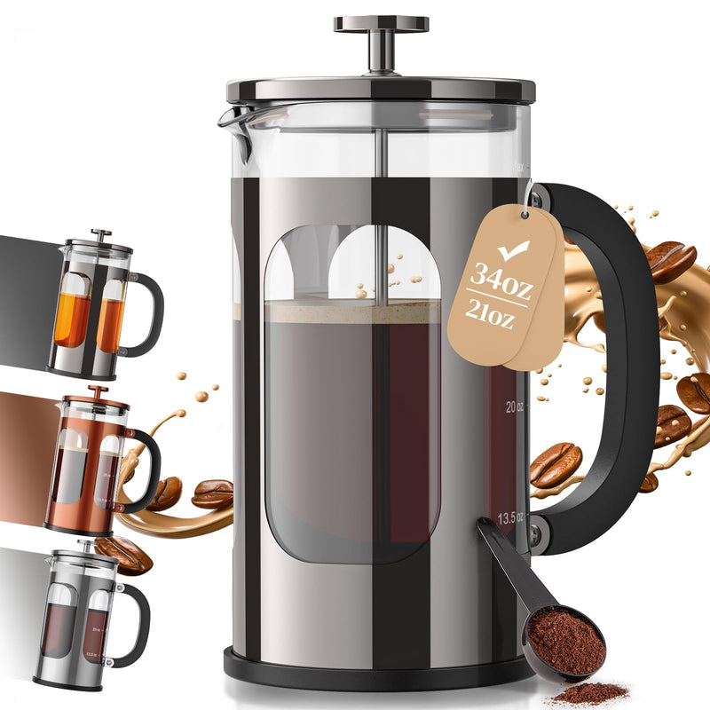 Veken French Press Coffee Maker-zoom-