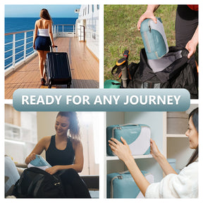 OlarHike | Packing Cubes | 8 Set (Short-Term Trip) | Blue Gray - aborderproducts