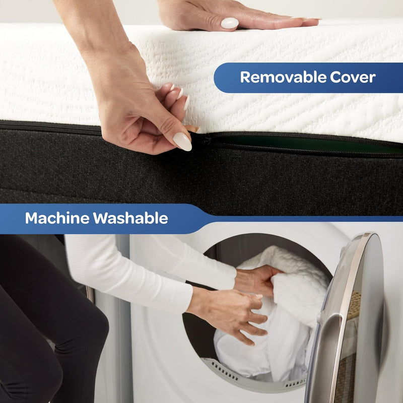 OhGeni | Foam Mattress | 75"L x 39"W x 8"H | Twin-zoom-