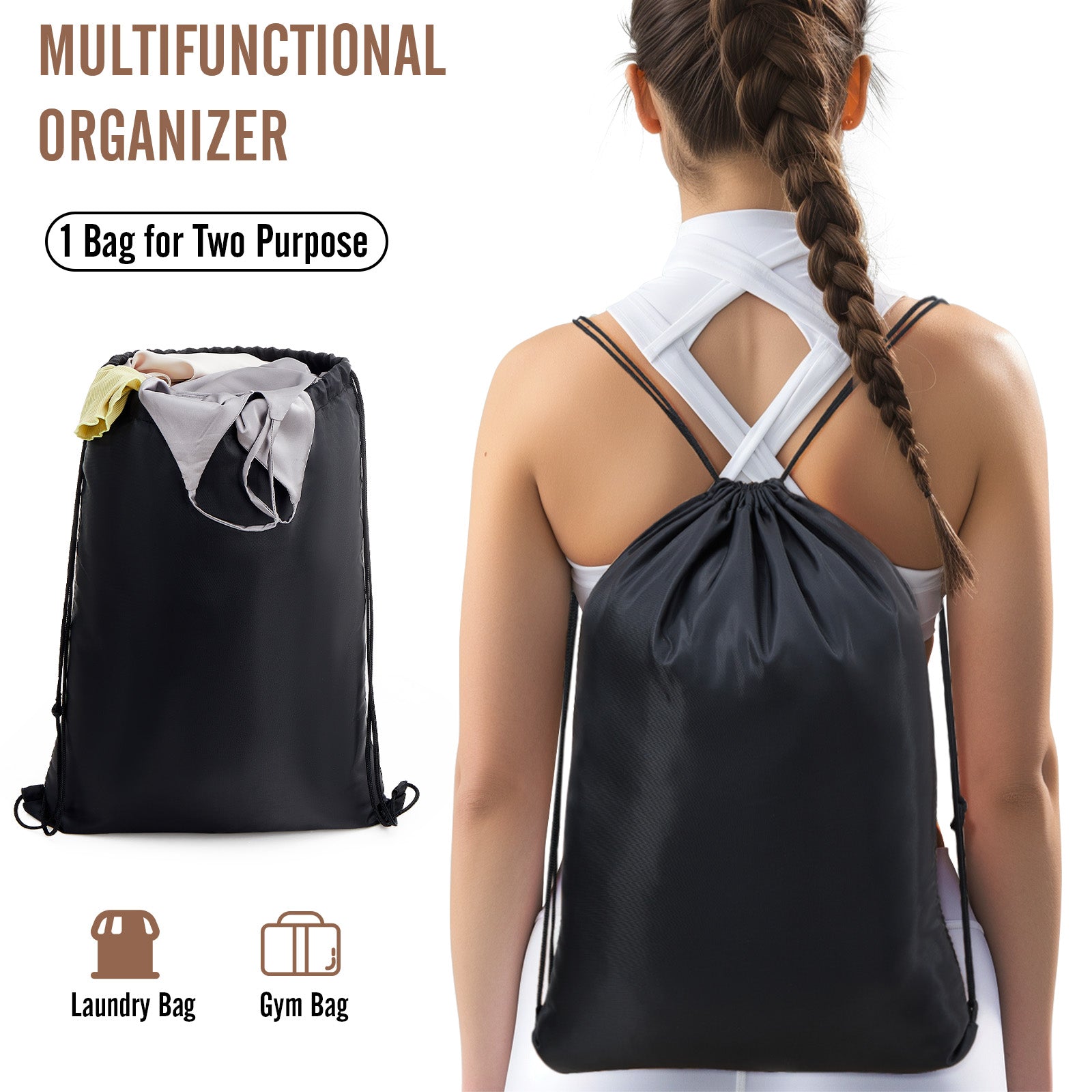 Veken | Packing Cubes | 8 Set | Black - aborderproducts