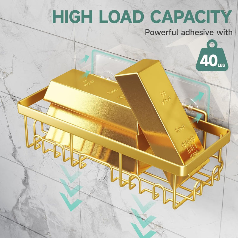 Veken | Shower Caddy |  5-Pack | Gold-zoom-