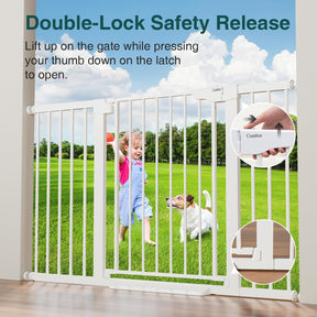 CUMBOR | SAFETY GATE | 29.7-54.2"W x 30.5"H | White