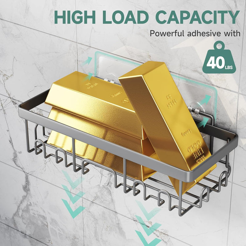 Veken | Shower Caddy |  5-Pack |  Gray-zoom-