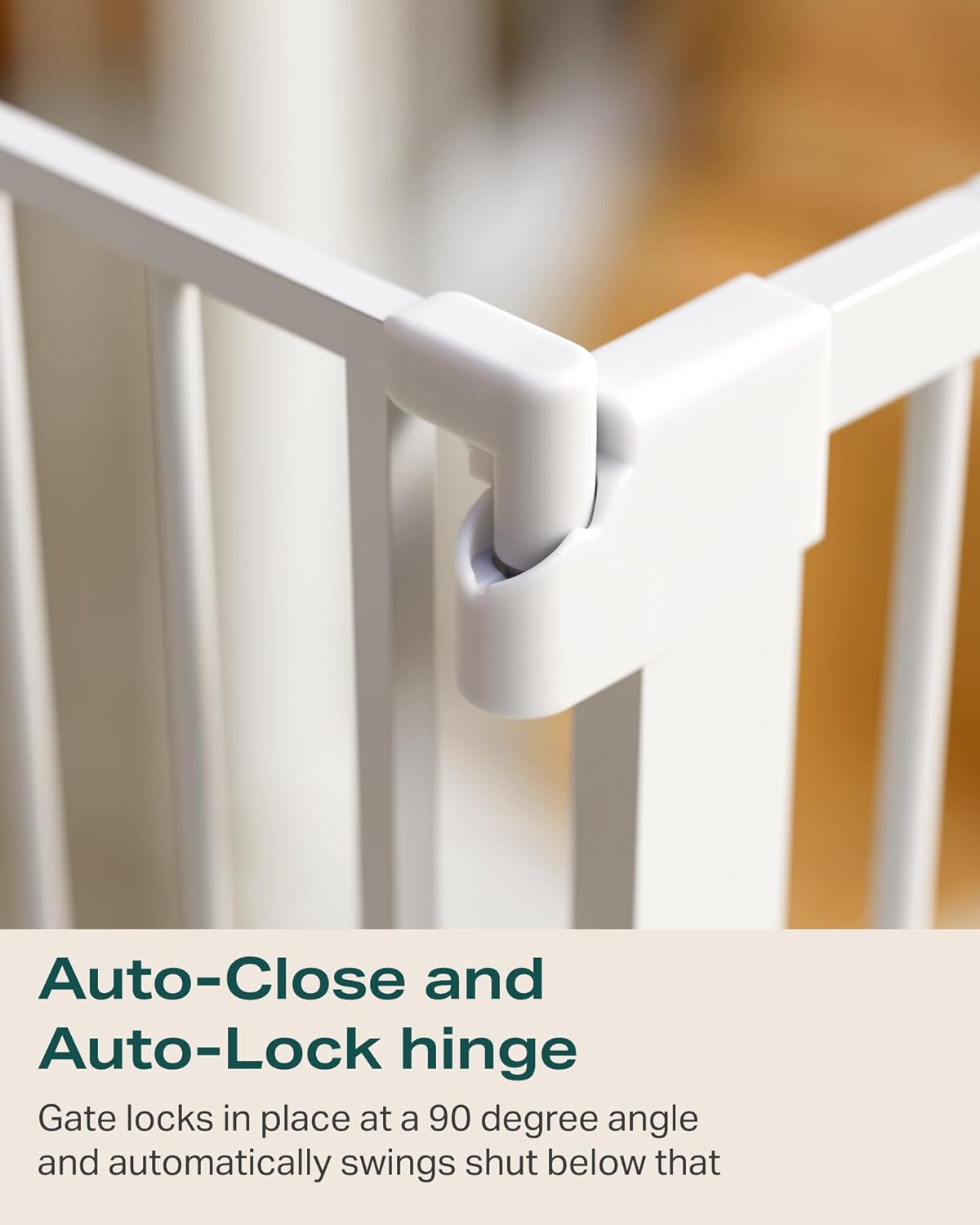 CUMBOR | SAFETY GATE | 29.7-46"W x 30.5"H | Pack of 2 | WHITE - aborderproducts