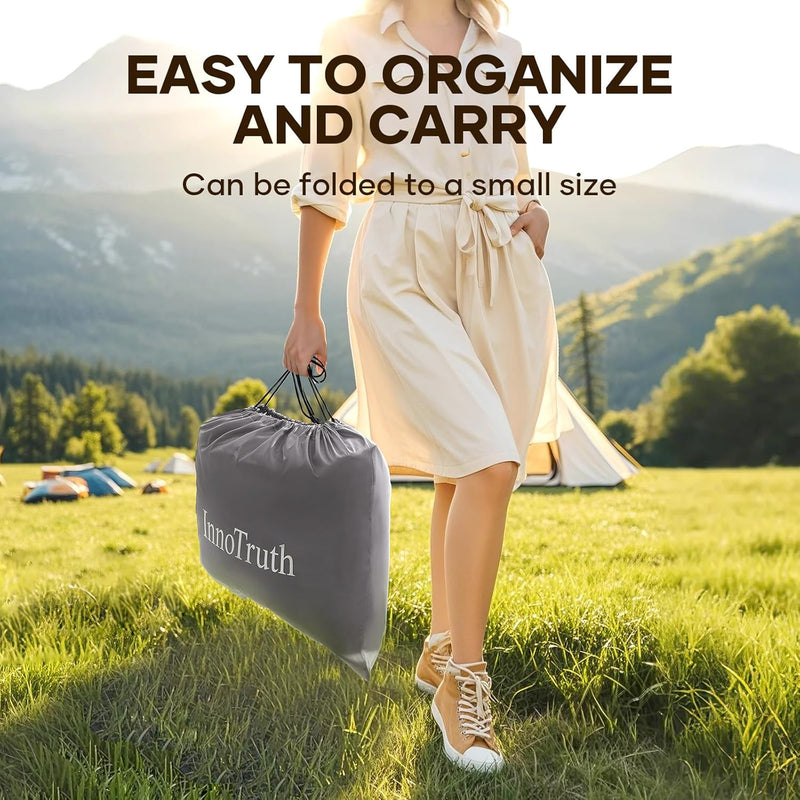 InnoTruth | Air Mattress | 13" | Full | Dark Gray-zoom-