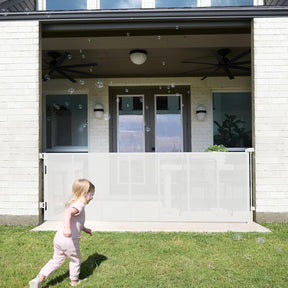 Cumbor | Retractable Baby Gate | 120" Wide, 34" Tall | White