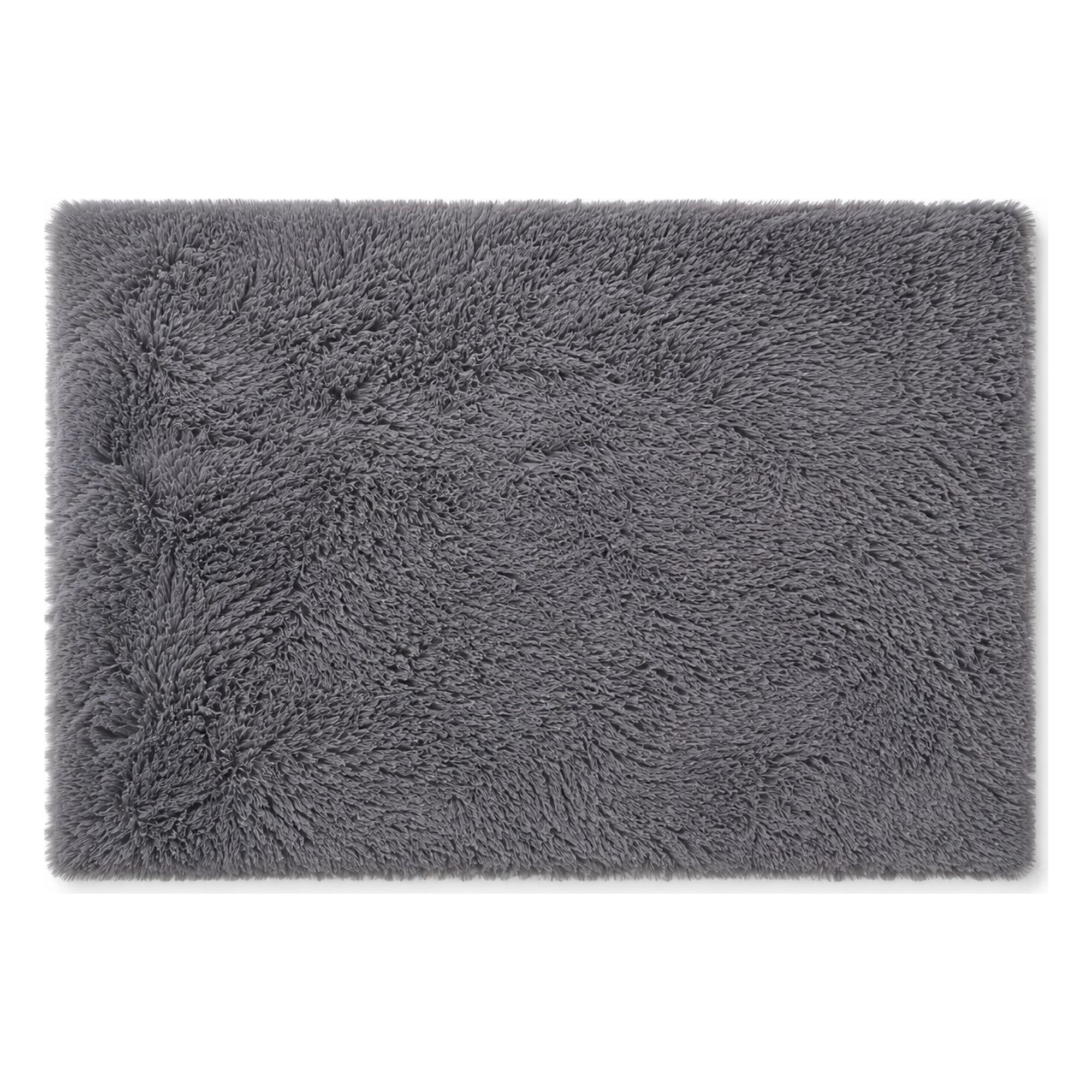 Ophanie 2x3 Small Area Rug Non Slip Plush Entryway Bedroom Rug Grey Soft Fluffy Throw Carpet