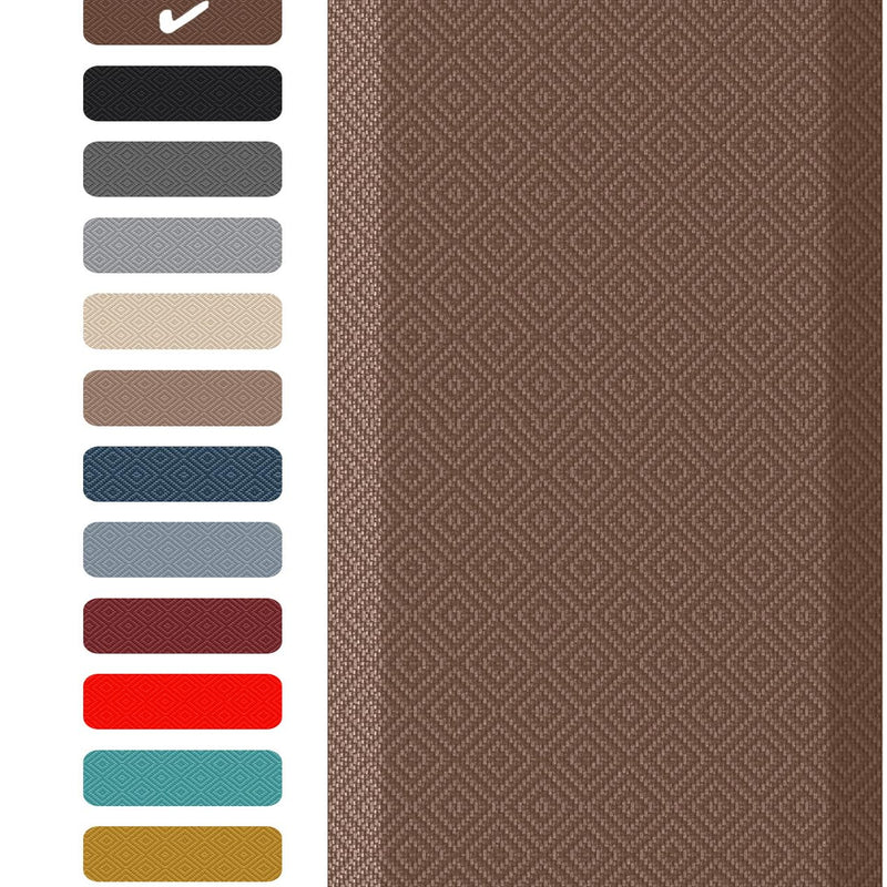 Ophanie 20" x 48" Anti Fatigue Kitchen Mat, 3/4" Thick, Waterproof Non-Slip, Brown-zoom-