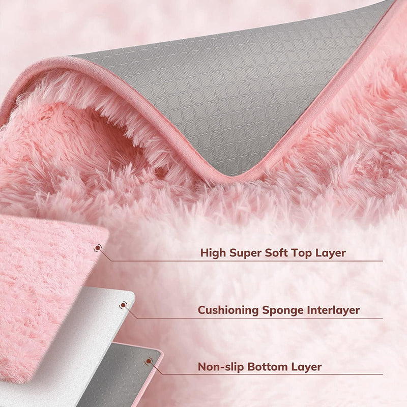 Ophanie 6' x 9' Area Rug - Pale Pink-zoom-
