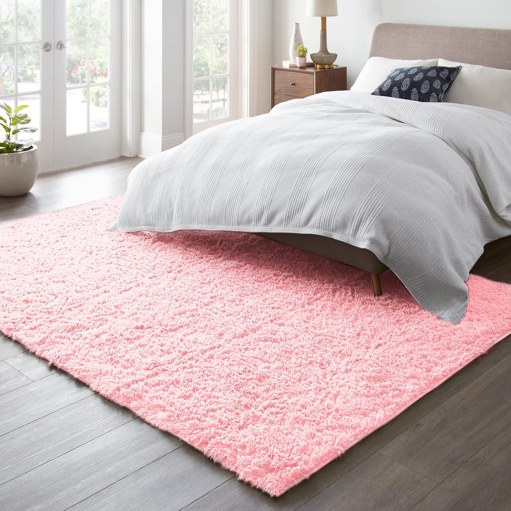 Ophanie 6' x 9' Area Rug - Pale Pink-1