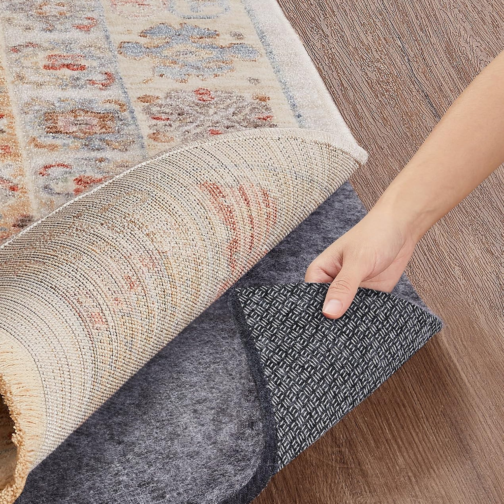 Veken Runner Non Slip Rug Pad Durable 2 x 12 Ft, 1/8 inch Thick
