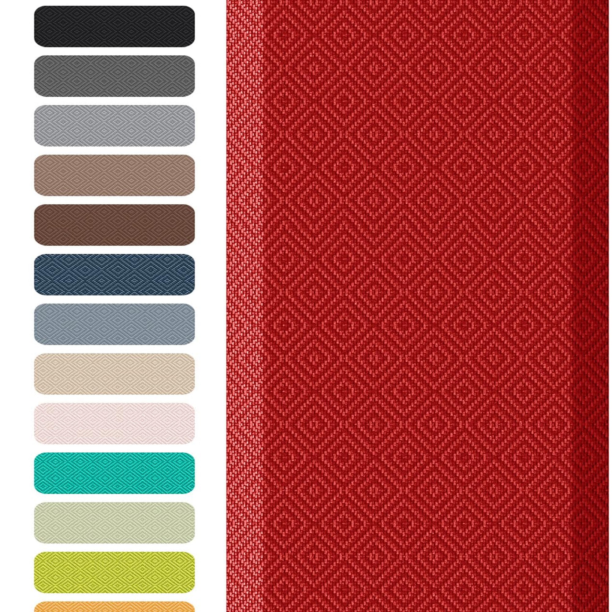 Ophanie Red Kitchen Mat 20x48, Anti Fatigue Standing Mat 3/4 Inch Thick, Non Slip Waterproof Cushioned Ergonomic Rug for Office Sink