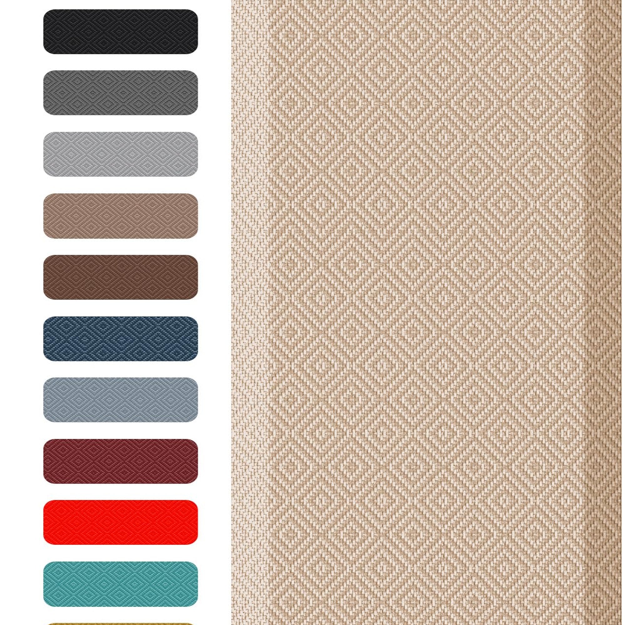 Ophanie Beige Kitchen Mat 17x28, Anti Fatigue Standing Mat 3/4 Inch Thick, Non Slip Waterproof Cushioned Ergonomic Rug for Office Sink