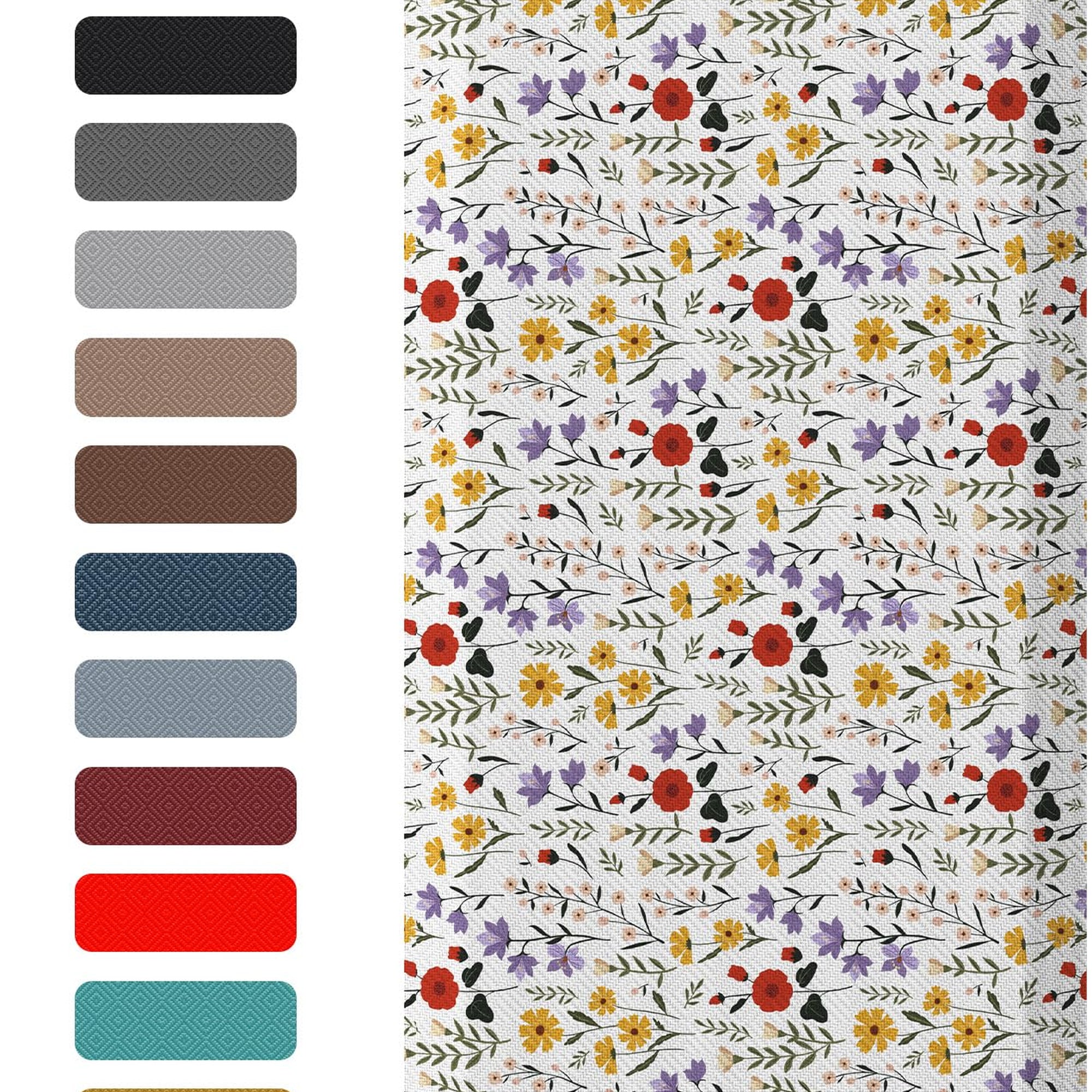 Ophanie 20" x 48" Anti-Fatigue Cushioned Non-Slip Waterproof Kitchen Mat 3/4" Thick - White Flower-zoom-3