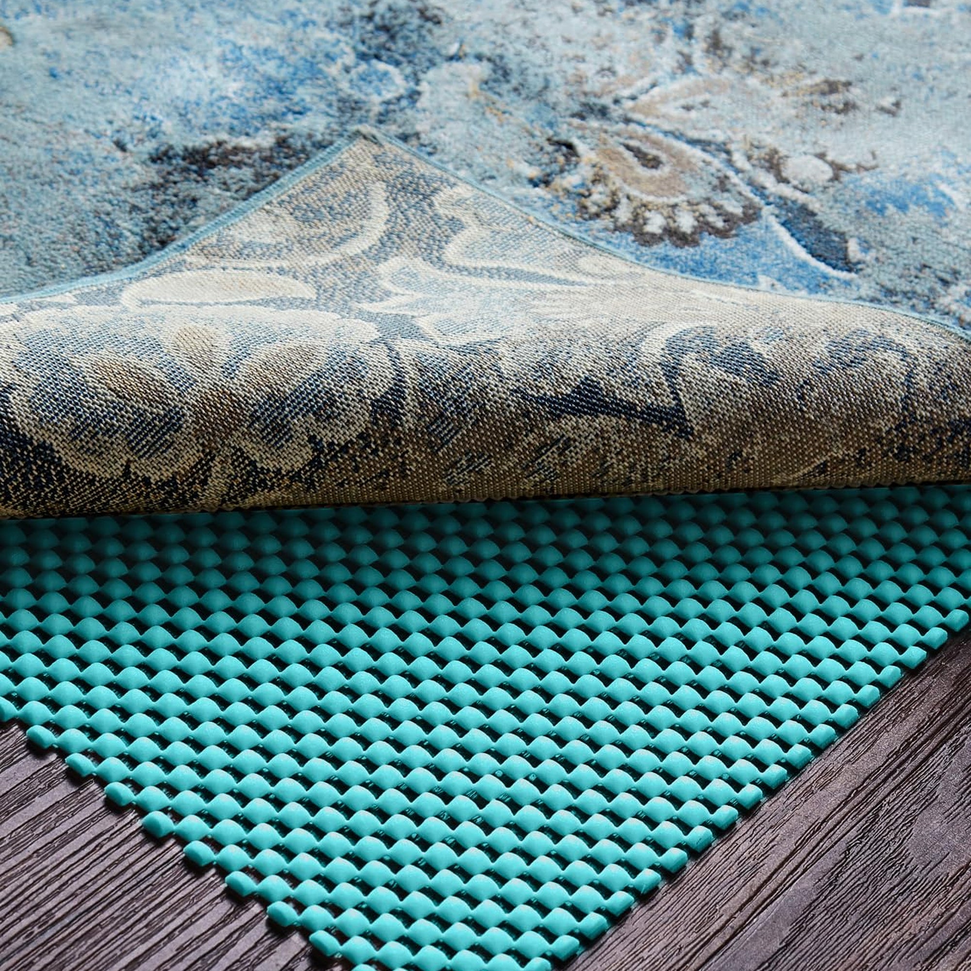 Veken Rug Pad Gripper for Hardwood Floors, Thick Non Slip Rug Pads for Area Rugs-zoom-14