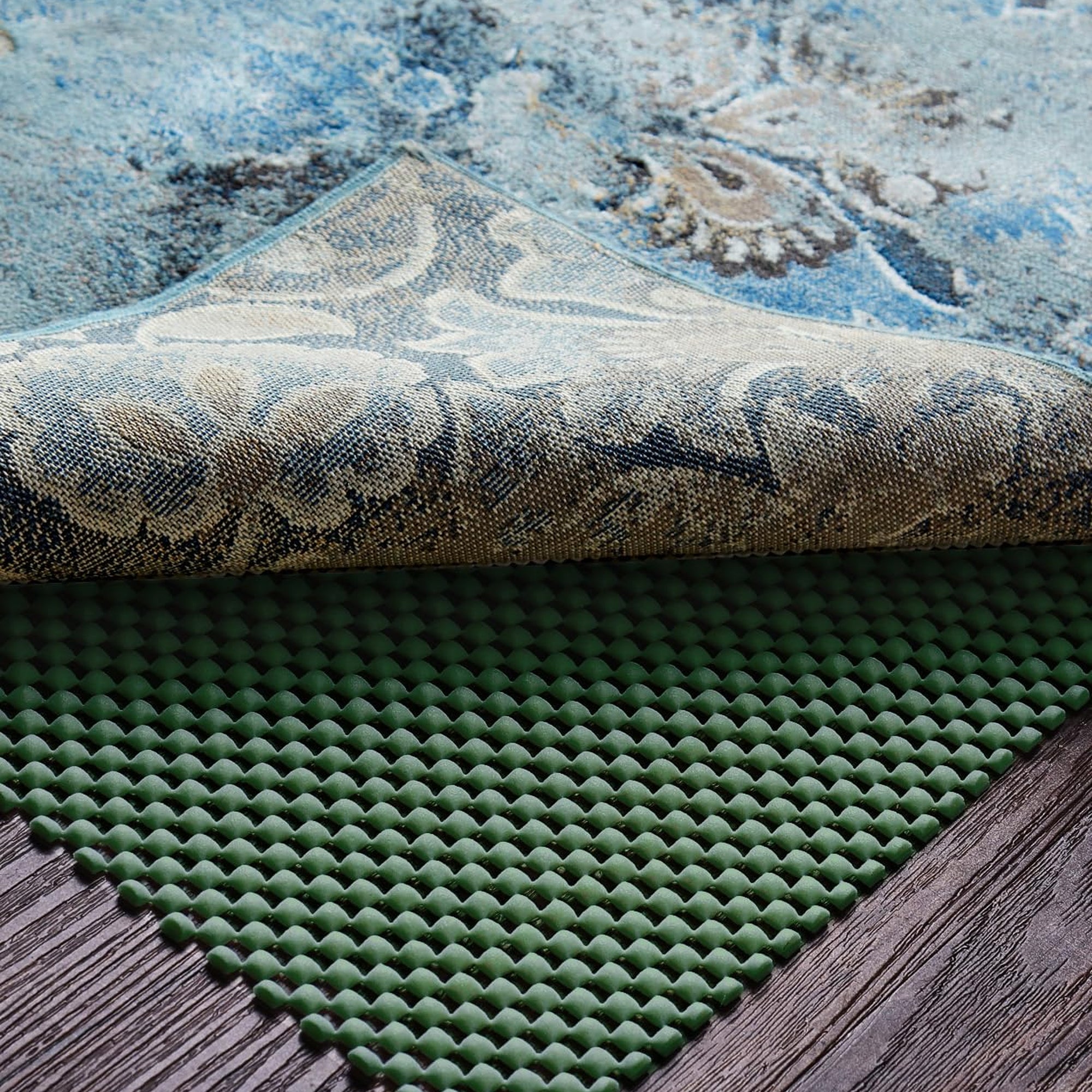 Veken Rug Pad Gripper for Hardwood Floors, Thick Non Slip Rug Pads for Area Rugs-zoom-11