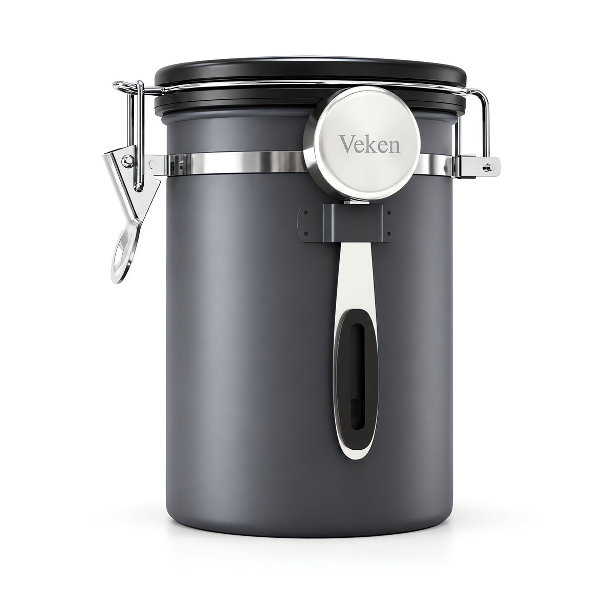 Veken Coffee Canister,Large Airtight Stainless Steel Container-zoom-13