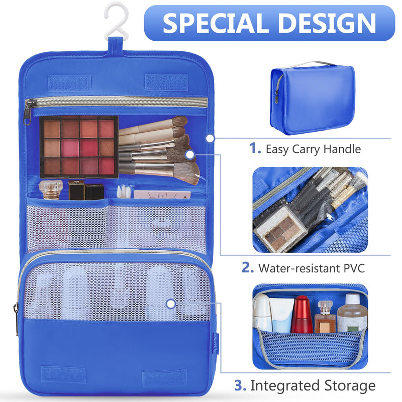 OlarHike Anti-Tearing Suitcase Organizer Packing Cubes 8-Pack-Blue-zoom-