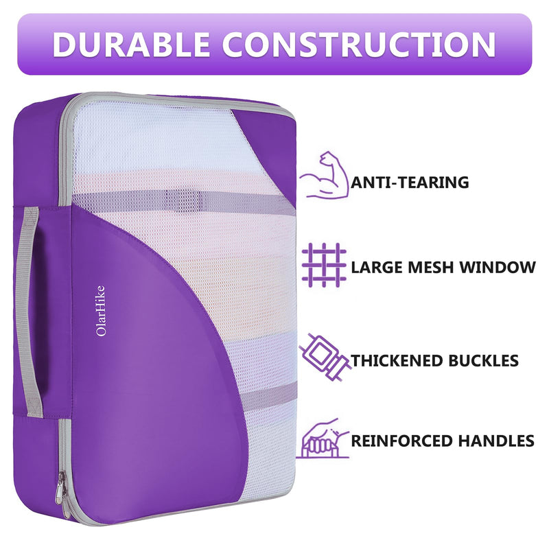 OlarHike Anti-Tearing Suitcase Organizer Packing Cubes 8-Pack-zoom-