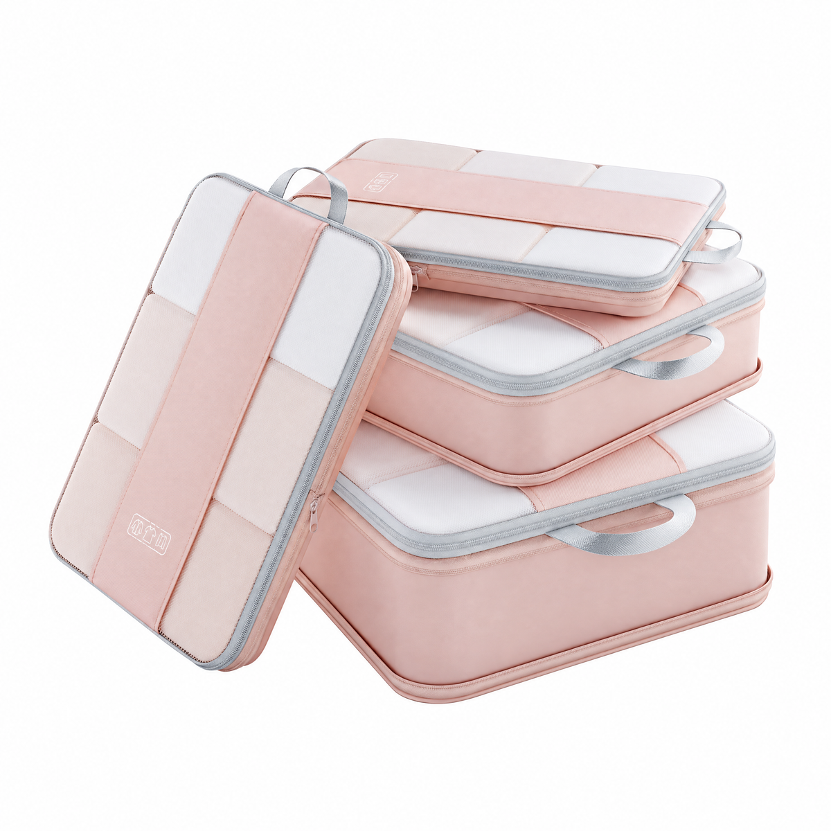 OlarHike Compression Packing Cubes for Travel, Space Saver Luggage Organizers for Clothes, Expandable Travel Storage Bags