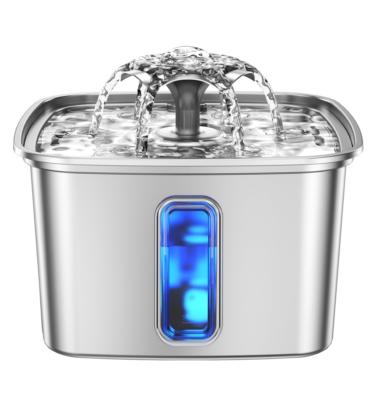 Veken | Pet Fountain | Stainless Steel | 95oz/2.8L - aborderproducts