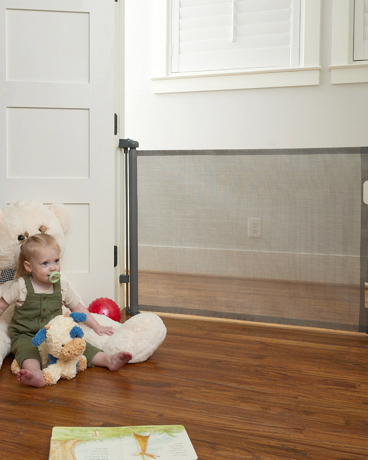 Mesh Baby Gate | 33 Inches Tall | 0-76 Inches Wide | Grey | Cumbor - aborderproducts