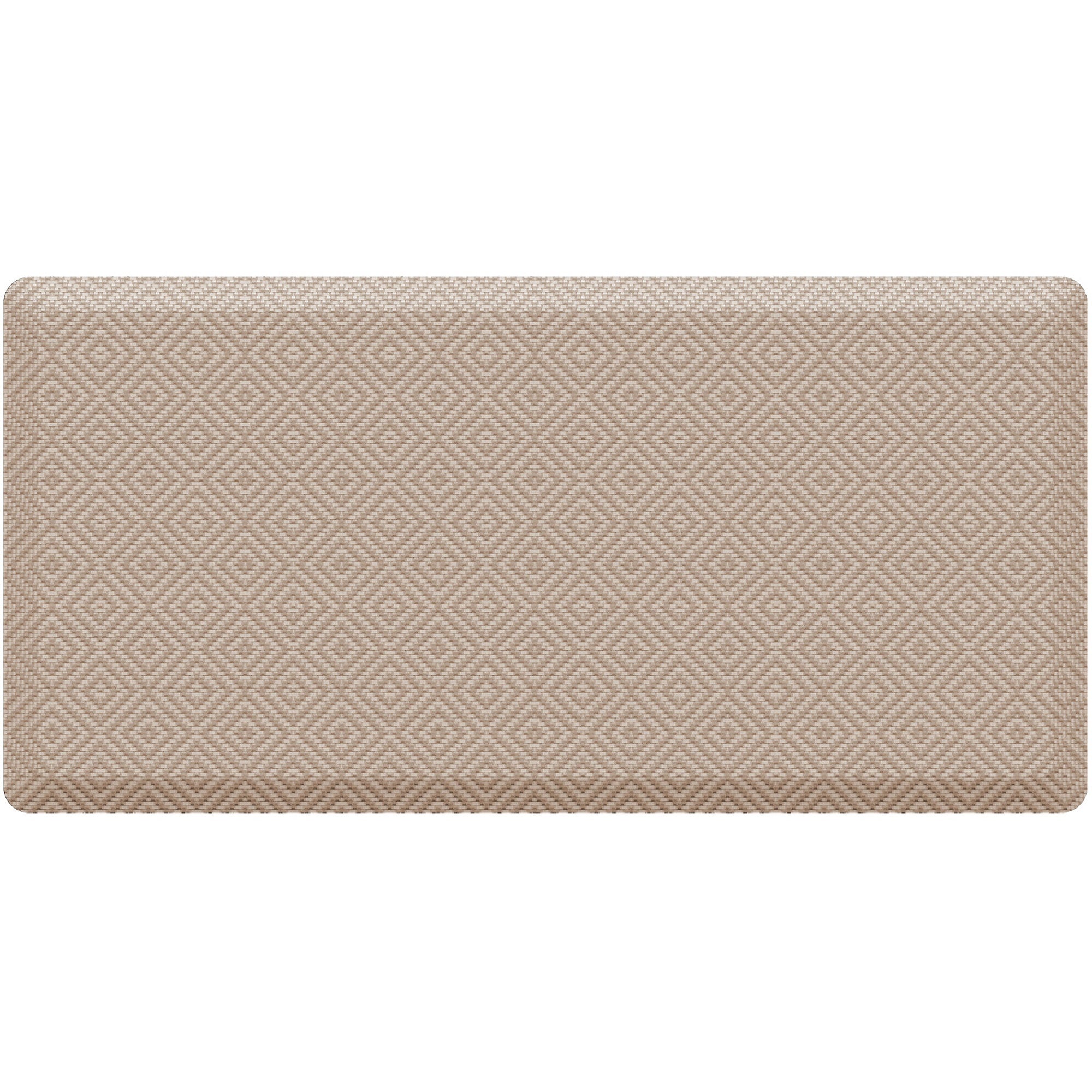 Ophanie 20x39 Kitchen Mat 3/4 Inch Thick Anti Fatigue Cushioned Floor Rug Waterproof Non Slip Standing Mat Beige-zoom-1