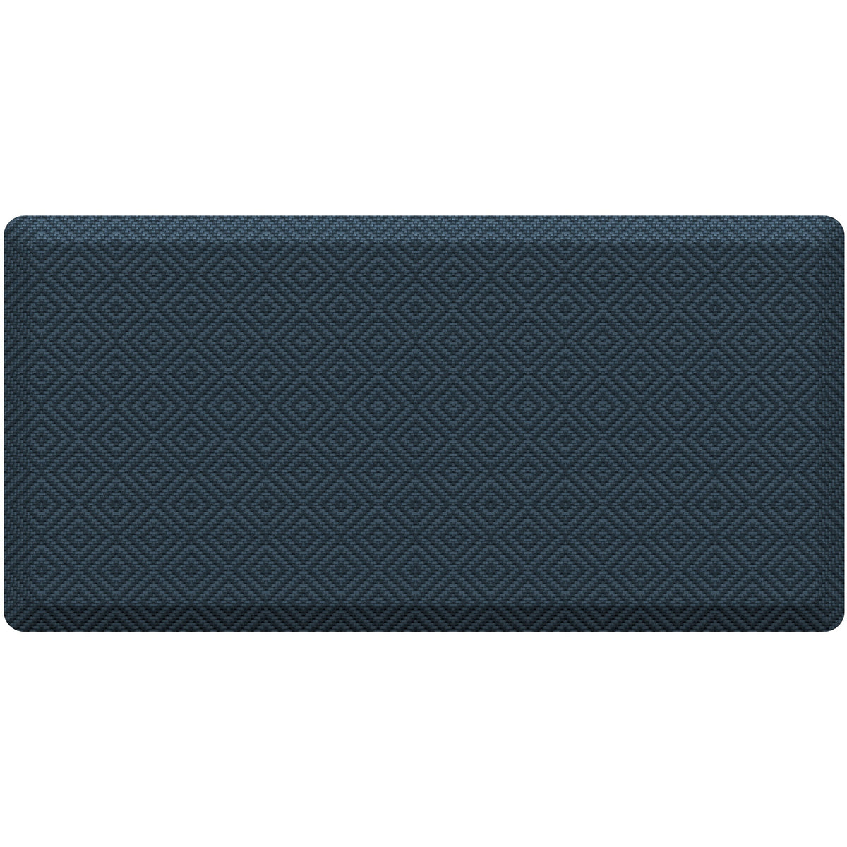 Ophanie 20x39 Kitchen Mat 3/4 Inch Thick Anti Fatigue Cushioned Floor Rug Waterproof Non Slip Standing Mat Blue