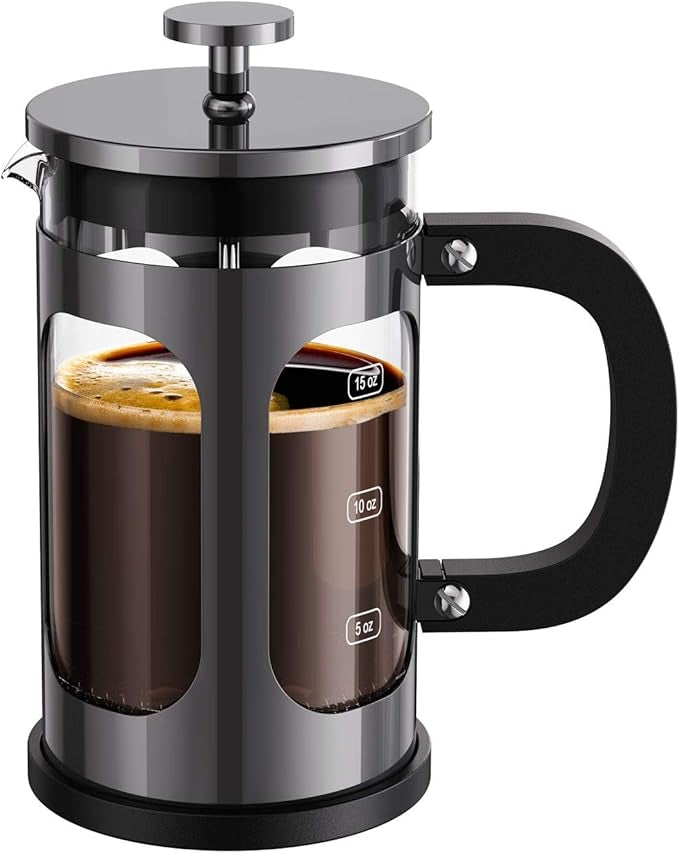 BAYKA | French Press | 21 oz | Dark Pewter