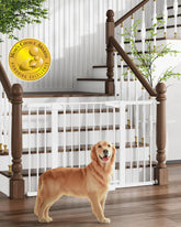 Cumbor | 29.7"-51.5" x 30.5" | Baby Gate Extra Wide | White - aborderproducts