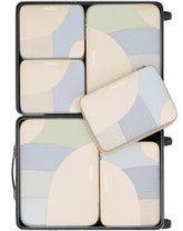 OlarHike 6 Piece Set Travel Packing Cubes | Cream - aborderproducts