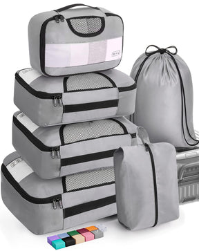 Veken Packing Cubes | 6 Set | Gray