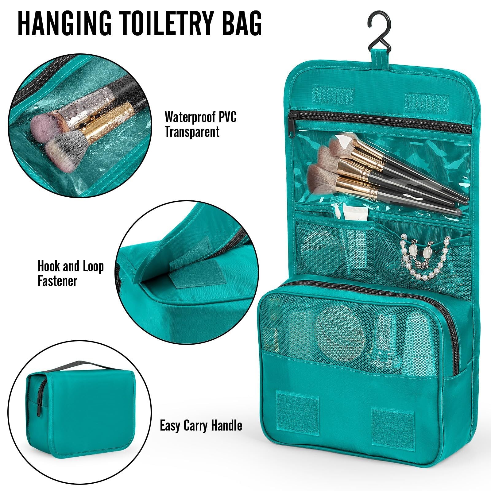 Veken 10 Set Packing Cube Teal - aborderproducts