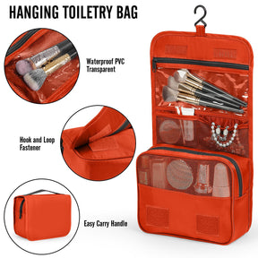 Veken 10 Set Packing Cube Sunset Orange - aborderproducts