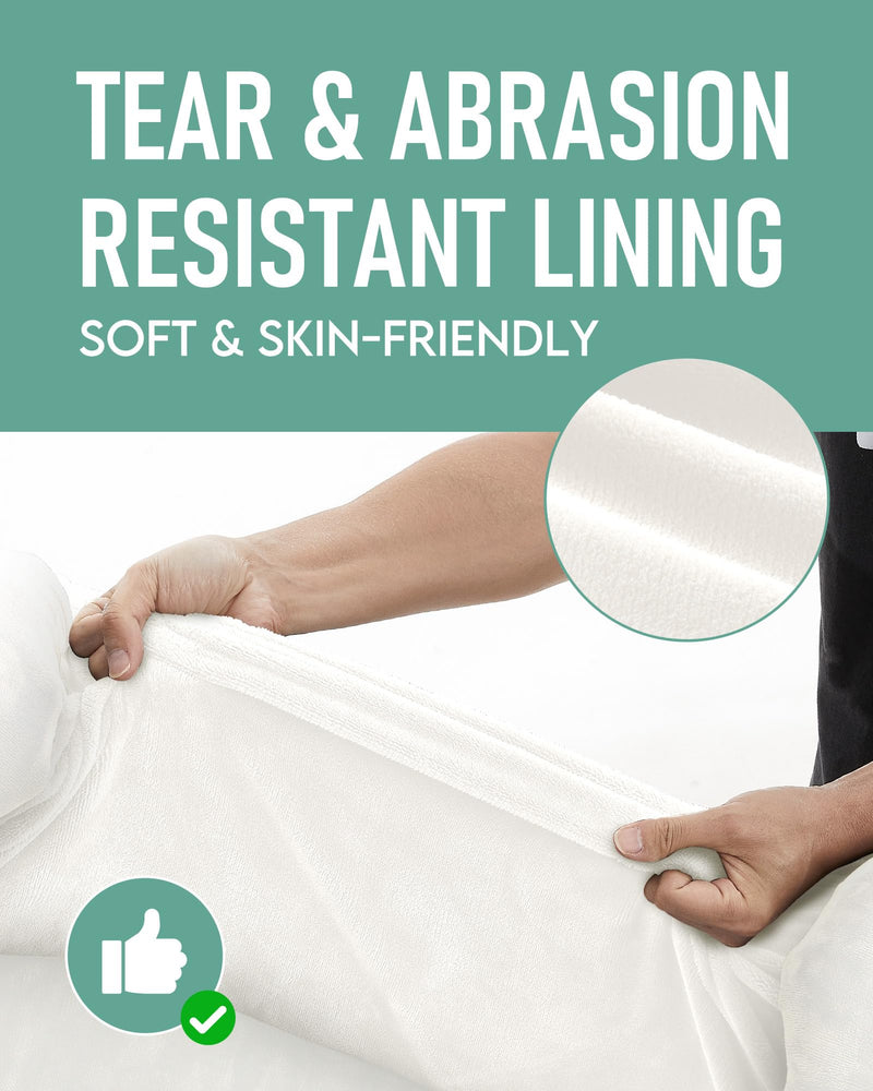 OhGeni | Orthopedic Dog Couch Bed | Large (35 x 28 x 6 Inch)| Turquoise-zoom-