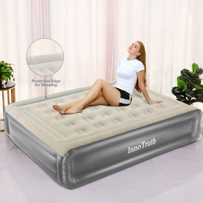 InnoTruth Air Mattress Portable Bed | Queen | Grey