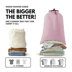 Veken Packing Cubes | 6 Set | Pink - aborderproducts