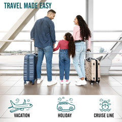 Veken 8 Piece Set Travel Packing Cubes | Dark Teal - aborderproducts