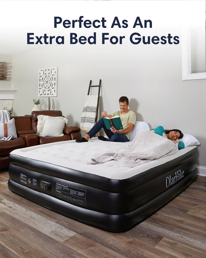 Air Mattress Bed 18" King Black OlarHike aborderproducts