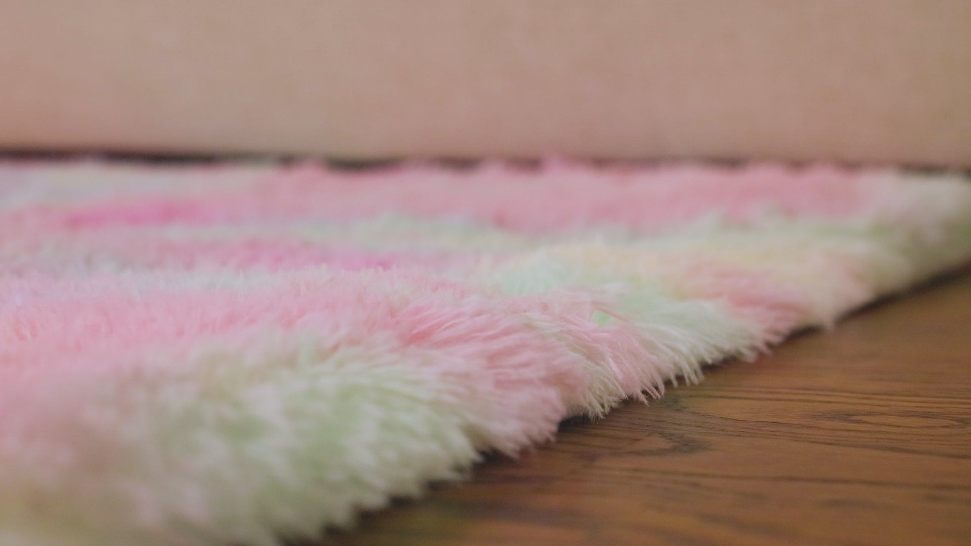 Ophanie 4x6 Mermaid Rainbow Area Rug Soft Fluffy Shag Bedroom Rug for Girls Kids Plush Carpet-7